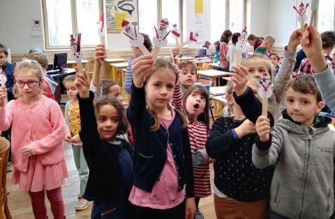 Warsztaty biblioteczne „Śniegowe Bałwanki”