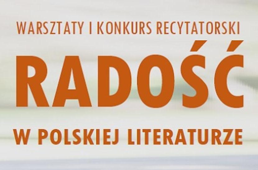 Finał konkursu „Radość w polskiej literaturze”