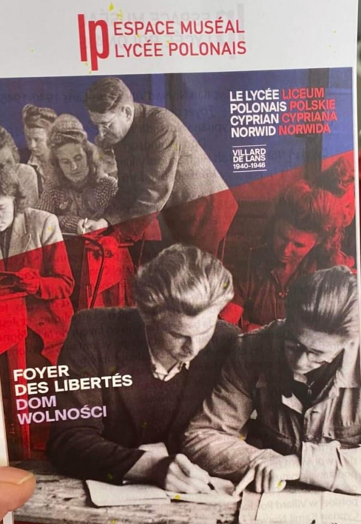 Wystawa- Polskie Liceum im. Cypriana Norwida w Villard de Lans