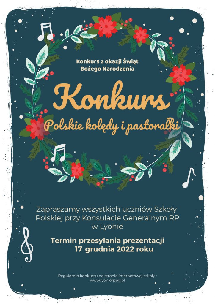 Konkurs „Polskie kolędy i pastorałki”