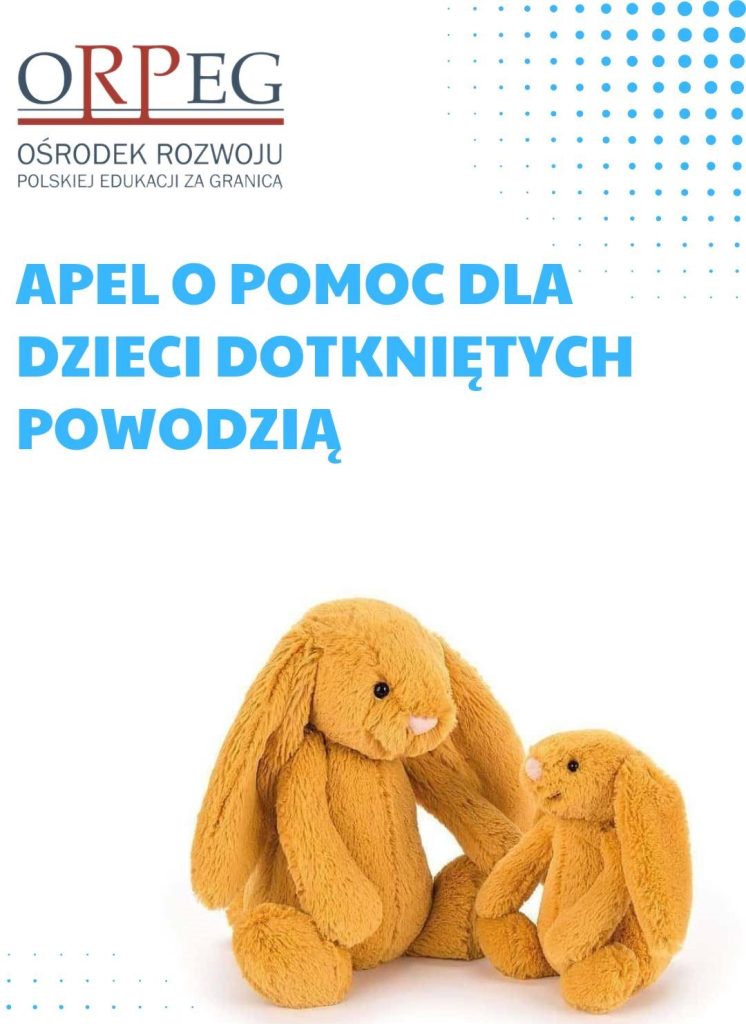 APEL O POMOC DLA DZIECI DOTKNIĘTYCH POWODZIĄ❤️ 🤝❤️