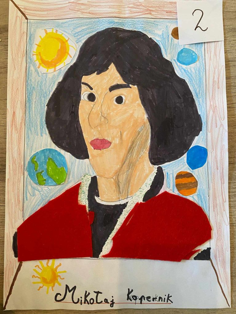 Konkurs plastyczny „Portret Patrona Szkoły”