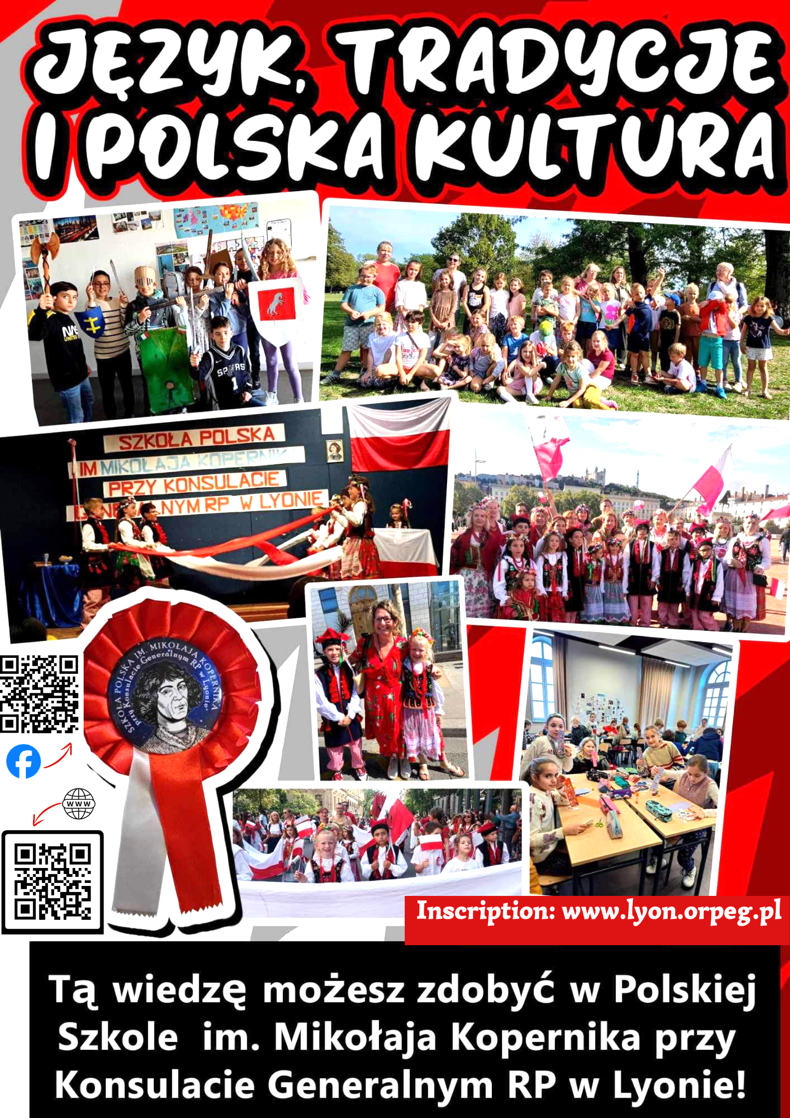 Rekrutacja wstępna 2026-27 do Szkoły Polskiej im.M.Kopernika przy Konsulacie Generalnym RP w Lyonie