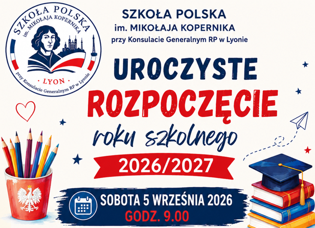 Rozpoczynamy nowy rok szkolny 2026/2027!